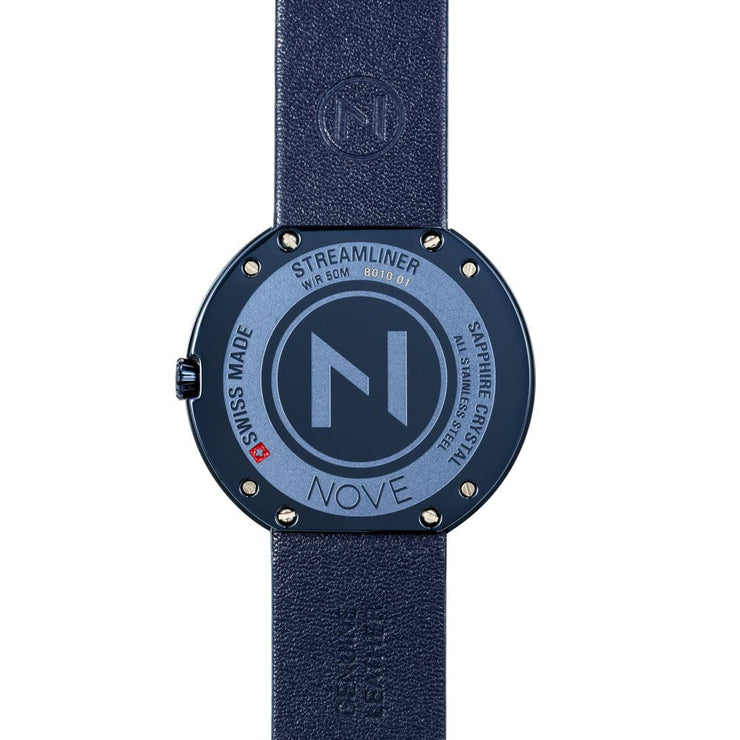 Nove Streamliner 40mm Blue - Watches.com - B010 - 01