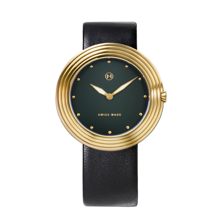 Nove Streamliner A006 - 01 Gold Green - Watches.com - A006 - 01