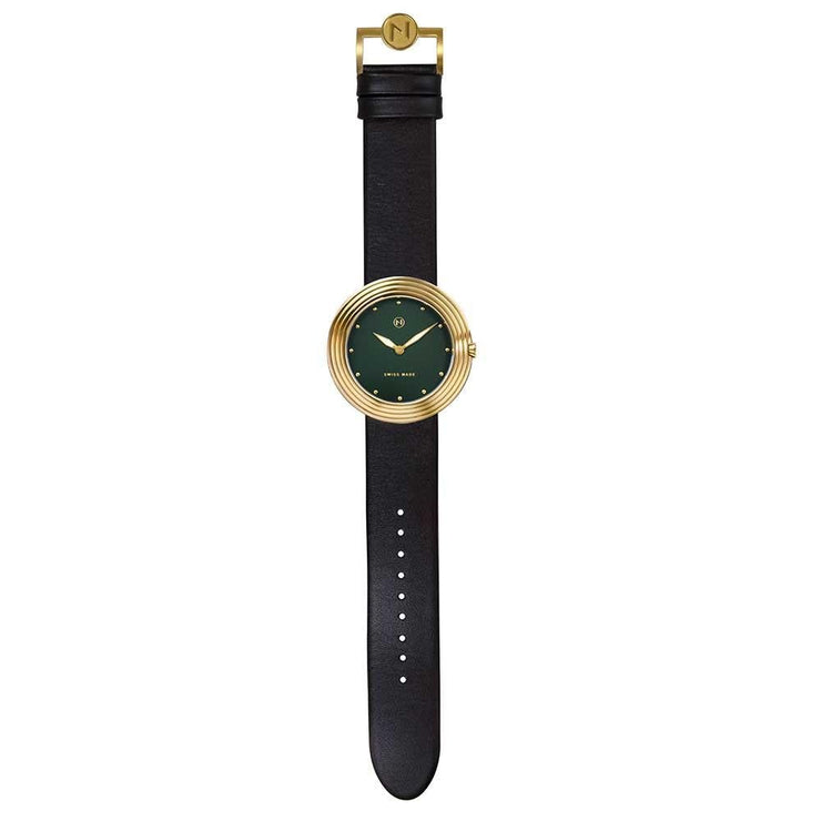 Nove Streamliner A006 - 01 Gold Green - Watches.com - A006 - 01