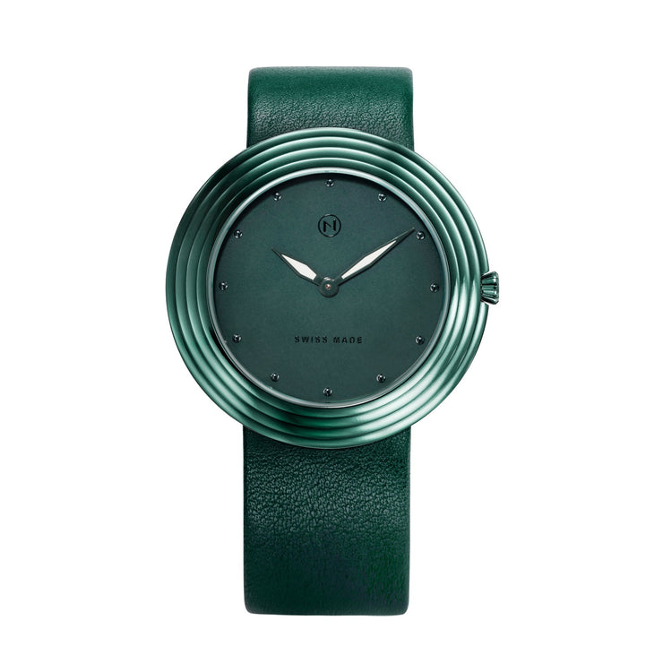 Nove Streamliner Ultra - thin Green PVD - Watches.com - B011 - 01