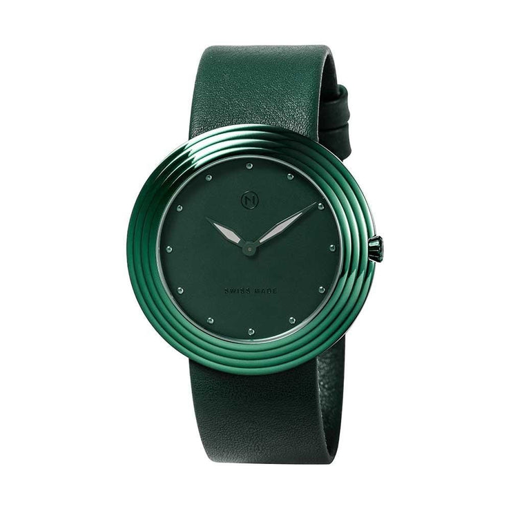 Nove Streamliner Ultra - thin Green PVD - Watches.com - B011 - 01