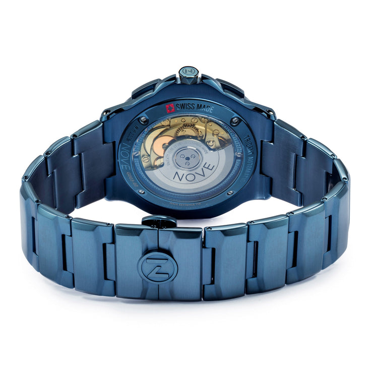 Nove Trident Swiss Automatic G003-02 Blue Mother of Pearl