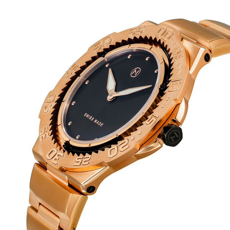 Nove Trident Ultra Slim E008-02 Rose Gold