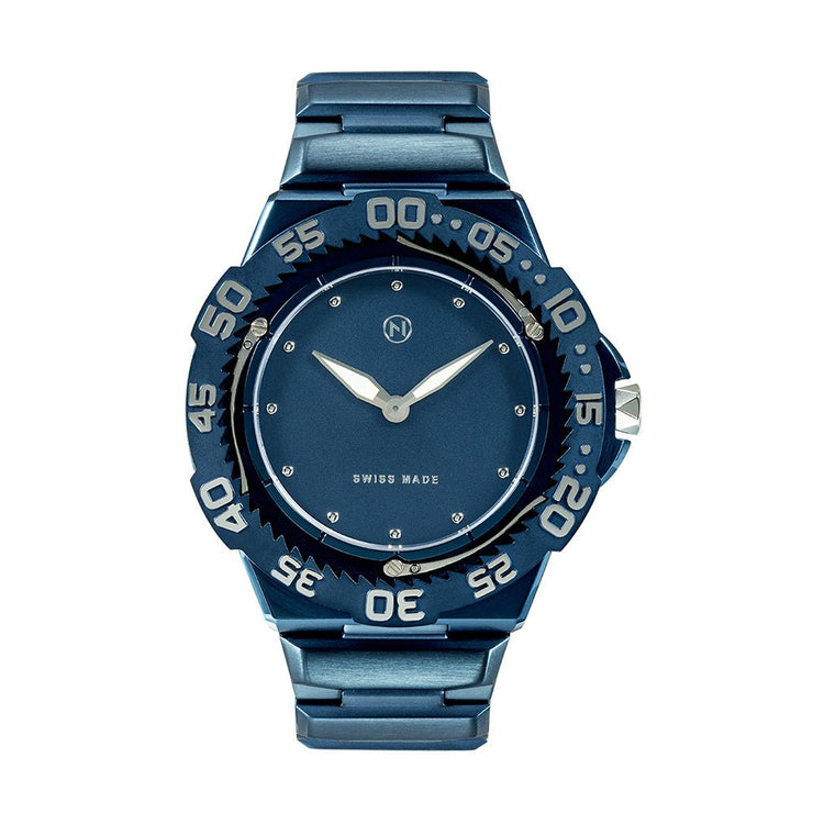 Nove Trident Ultra-thin E009-02 Blue PVD