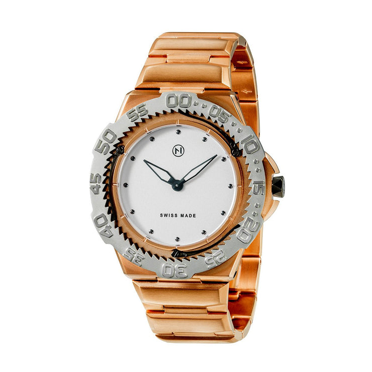 Nove Trident Ultra Slim Diver Rose Gold - Watches.com - E007 - 02