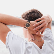 Nove Trident Ultra Slim E005 - 02 Gunmetal Rose Gold - Watches.com - E005 - 02