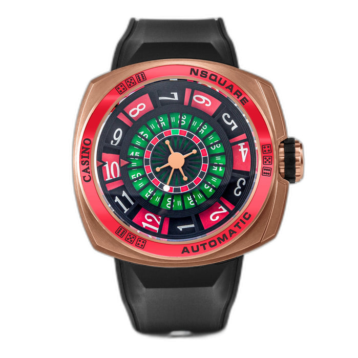 NSQUARE Casino Automatic 51mm N17.16 Rose Gold Limited Edition angled shot picture