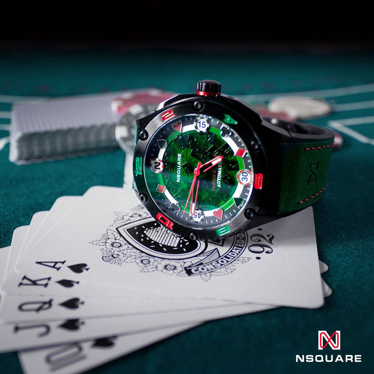 NSQUARE Casino Royale Automatic N40.1 Green Limited Edition - Watches.com - N40.1