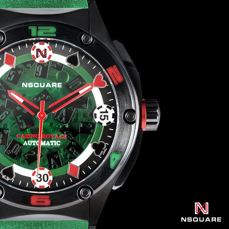 NSQUARE Casino Royale Automatic N40.1 Green Limited Edition - Watches.com - N40.1