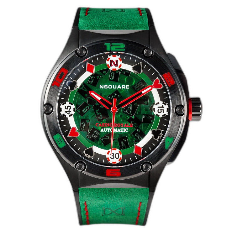 NSQUARE Casino Royale Automatic N40.1 Green Limited Edition - Watches.com - N40.1