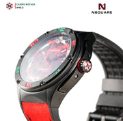 NSQUARE Casino Royale Automatic N40.3 Red Black Limited Edition - Watches.com - N40.3