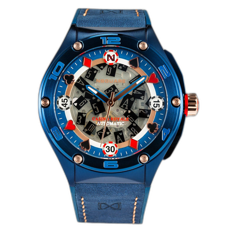 NSQUARE Casino Royale Automatic N40.4 Blue Limited Edition - Watches.com - N40.4