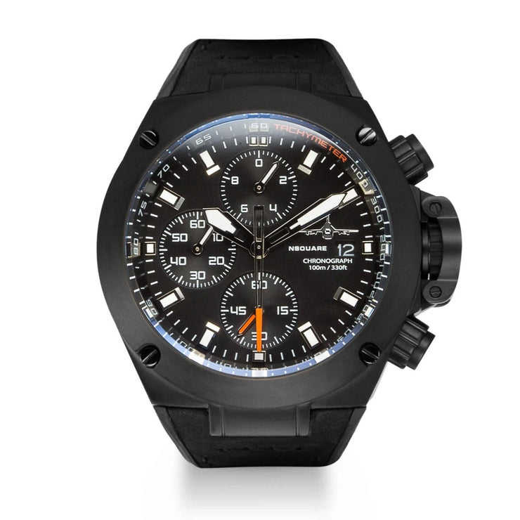 NSQUARE Chronograph N03.4 Black - Watches.com - N03.4