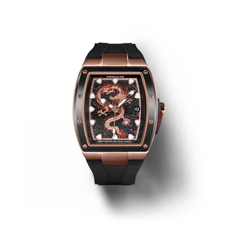 NSQUARE Dragon Overloed Automatic N57.1 RG/Black - Watches.com - N57.1