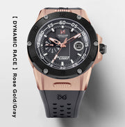 NSQUARE Dynamic Race 44mm N61.3 Rose Gold/Gray - Watches.com - N61.3