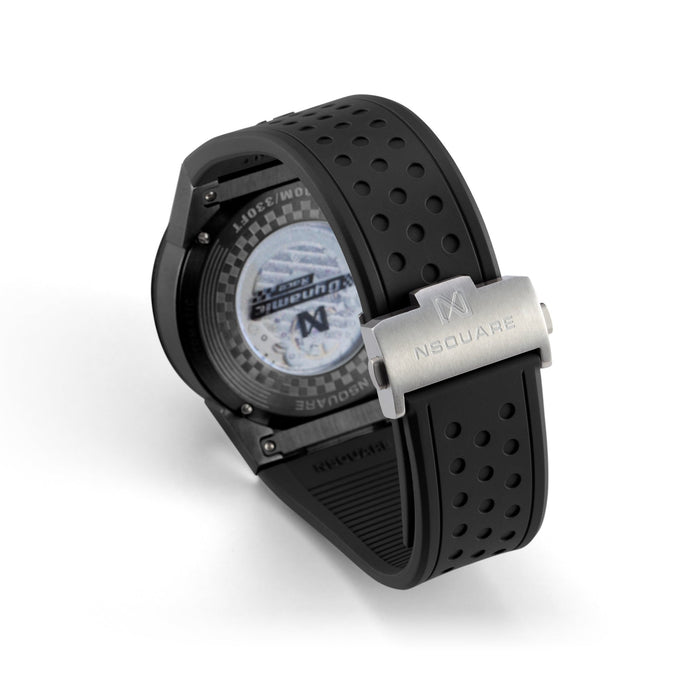 NSQUARE Dynamic Race 44mm N61.4 Black/Rose gold angled shot picture