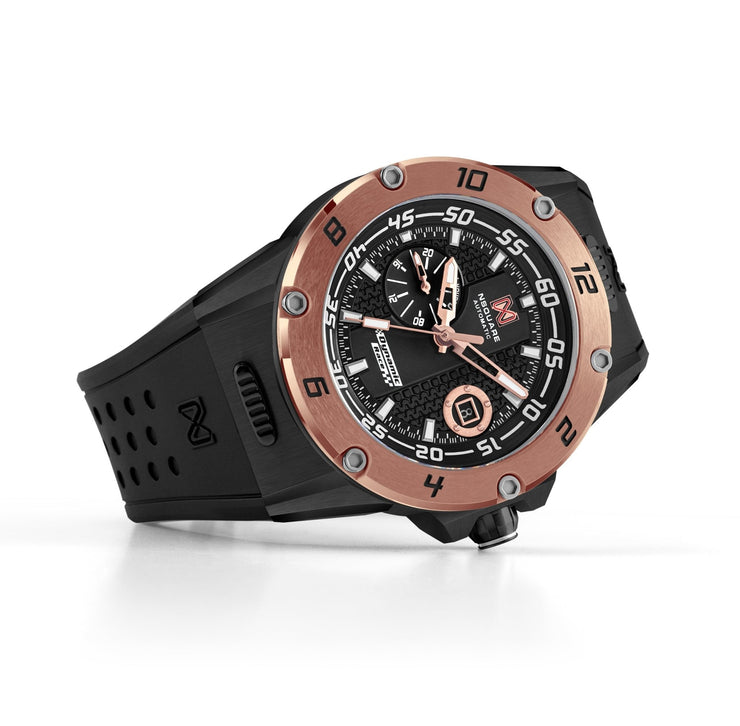 NSQUARE Dynamic Race 44mm N61.4 Black/Rose gold - Watches.com - N61.4