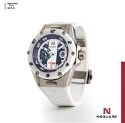 NSQUARE Dynamic Race Automatic 46mm N31.3 Ceramic White - Watches.com - N31.3