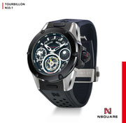 NSQUARE Dynamic Race Tourbillon 46mm N33.1 Steel Ceramic Black Limited Edition - Watches.com - N33.1