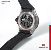 NSQUARE Dynamic Race Tourbillon 46mm N33.1 Steel Ceramic Black Limited Edition - Watches.com - N33.1