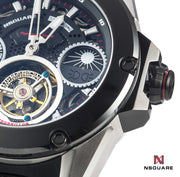 NSQUARE Dynamic Race Tourbillon 46mm N33.1 Steel Ceramic Black Limited Edition - Watches.com - N33.1