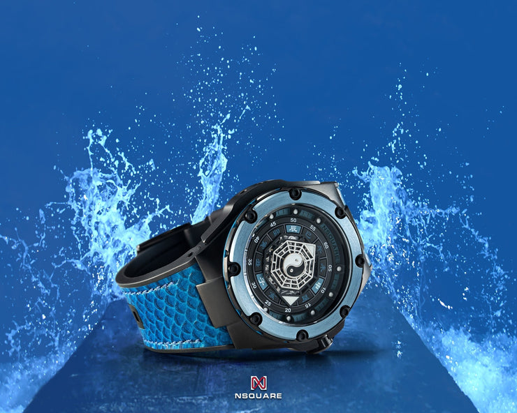 NSQUARE Five Elements N59.3 Water Attributes Blue - Watches.com - N59.3