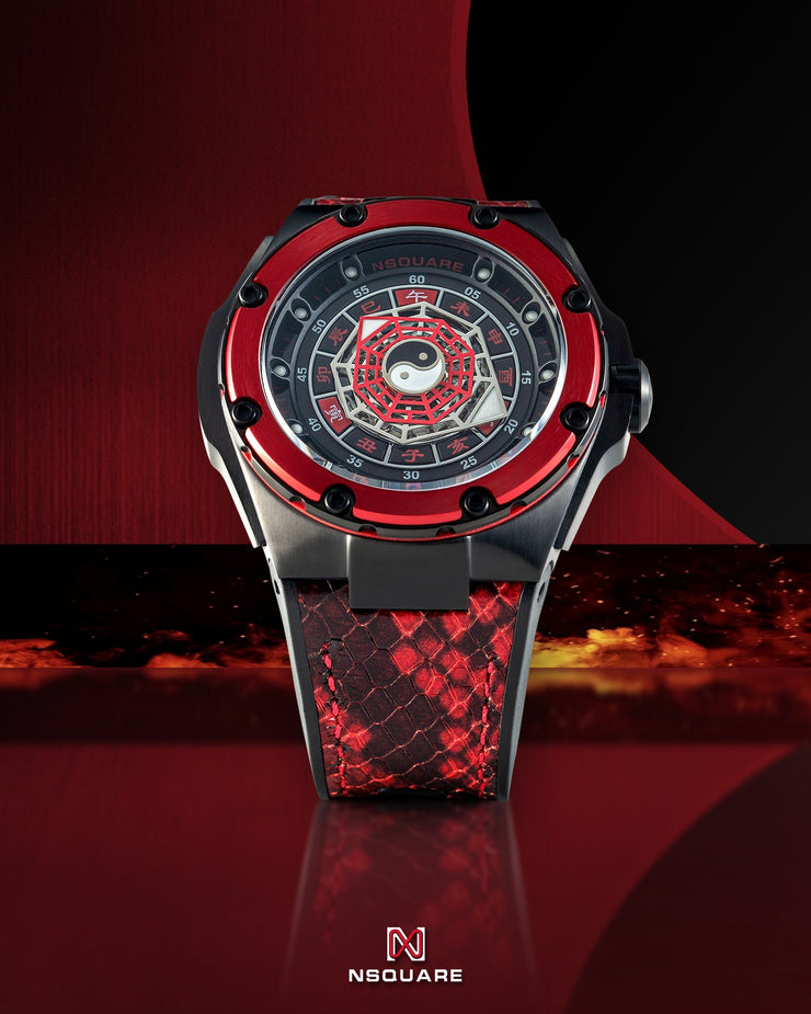 NSQUARE Five Elements N59.4 Fire Attributes Red - Watches.com - N59.4