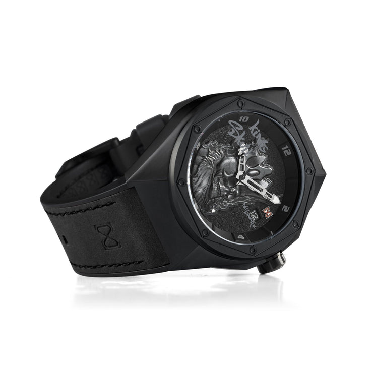 NSQUARE King Skull Automatic N43.2 All Black - Watches.com - 