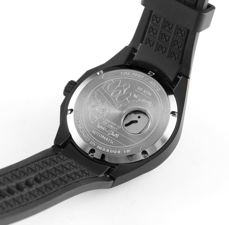 NSQUARE King Skull Automatic N43.2 All Black - Watches.com - 