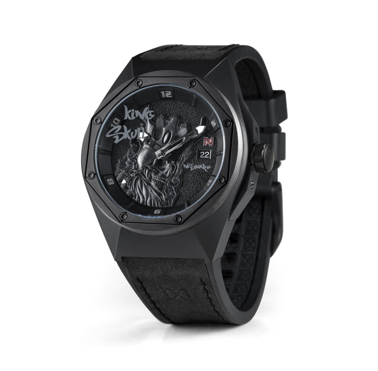 NSQUARE King Skull Automatic N43.2 All Black - Watches.com - 