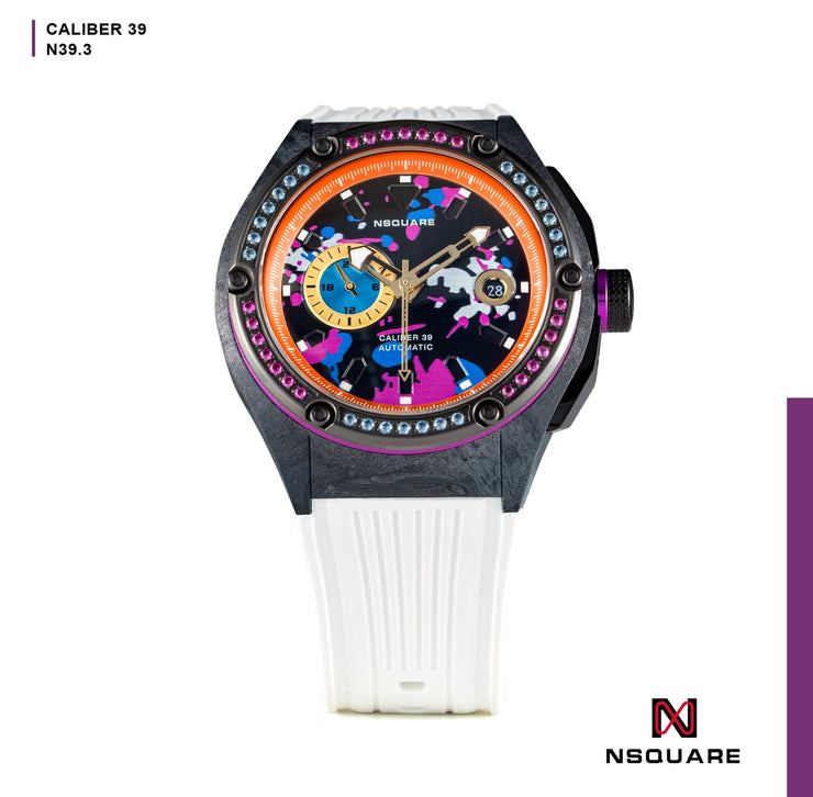 NSQUARE MultiColoured N39.3 Active White - Watches.com - N39.3