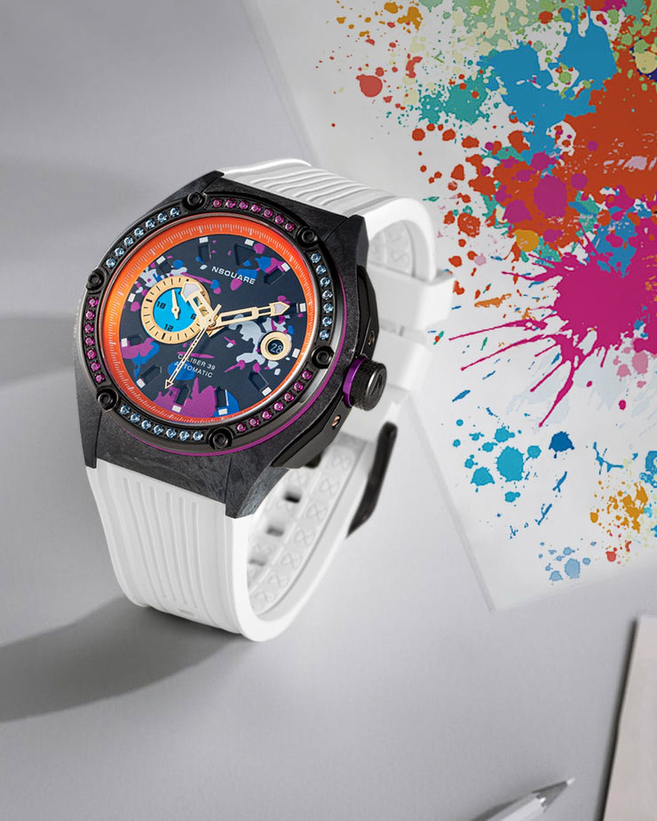 NSQUARE MultiColoured N39.3 Active White - Watches.com - N39.3