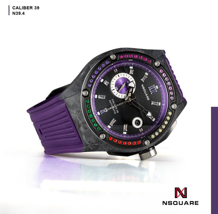 NSQUARE MultiColoured Series Automatic N39.4 Purple - Watches.com - N39.4