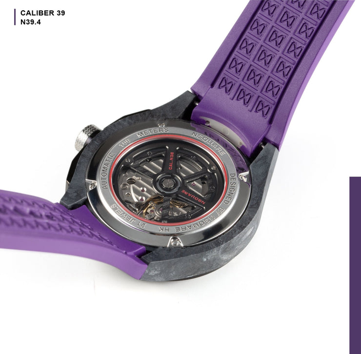 NSQUARE MultiColoured Series Automatic N39.4 Purple - Watches.com - N39.4