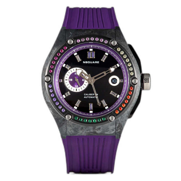 NSQUARE MultiColoured Series Automatic N39.4 Purple - Watches.com - N39.4