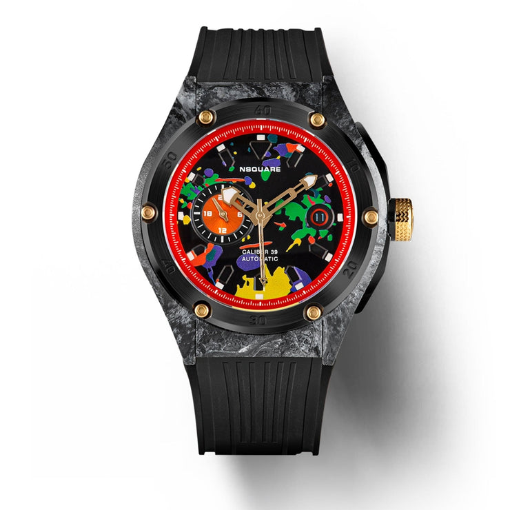 NSQUARE MultiColoured Series N39.2 Vitality Black - Watches.com - N39.2