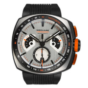 NSQUARE Nick Chronograph 51mm N07.6 Silver Orange - Watches.com - N07.6