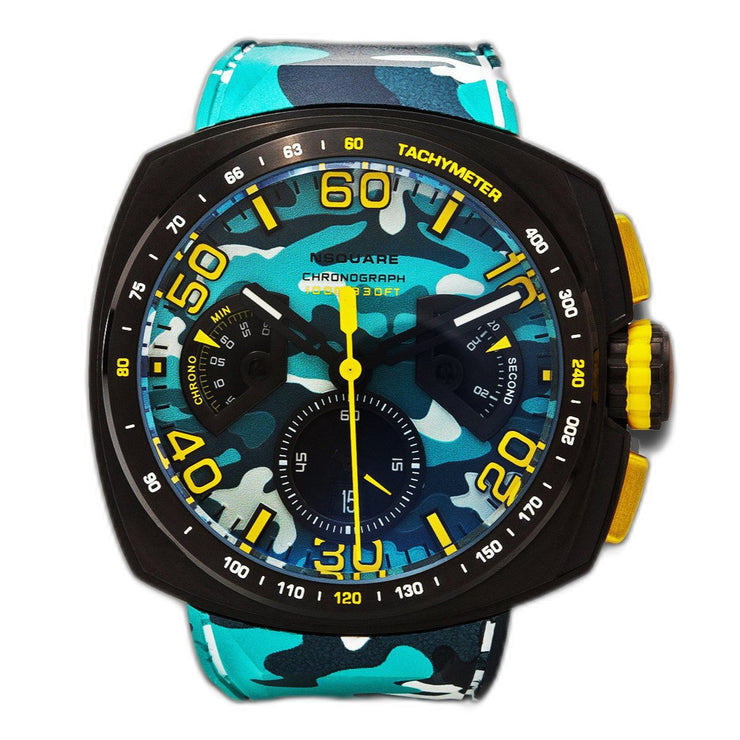 NSQUARE Nick Chronograph 51mm N20.2 Camo Blue - Watches.com - N20.2