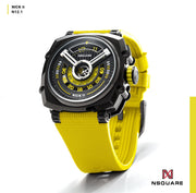 NSQUARE Nick II Automatic 45mm N12.1 Yellow Black - Watches.com - N12.1 - YELLOW