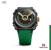 NSQUARE Nick II Automatic 45MM N12.4 Green - Watches.com - N12.4