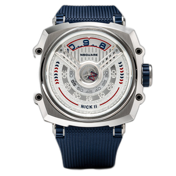 NSQUARE Nick II Automatic 45mm N12.5 Blue Steel - Watches.com - N12.5