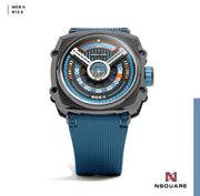 NSQUARE Nick II Automatic 45mm N12.6 Misty Blue - Watches.com - N12.6