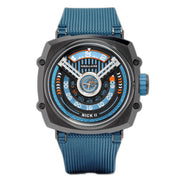 NSQUARE Nick II Automatic 45mm N12.6 Misty Blue - Watches.com - N12.6