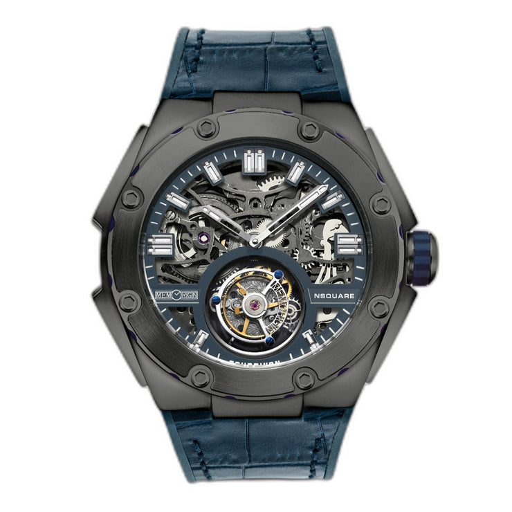 NSQUARE NM01 Tourbillon 46mm N35.5 Blue - Watches.com - N35.5