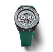 NSQUARE Panda Baby Automatic N46.2 Black Green Limited Edition - Watches.com - N46.2