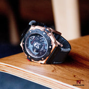 NSQUARE Pirate Storm Automatic 48mm N15.4 Black Rose Gold - Watches.com - N15.4