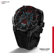 NSQUARE Propeller Automatic 48mm N26.2 Black - Watches.com - N26.2