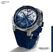 NSQUARE Propeller Automatic 48mm N26.5 Blue - Watches.com - N26.5