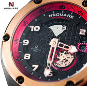 NSQUARE Racermatic Automatic 44mm N38.3 Rose Gold Black - Watches.com - N38.3