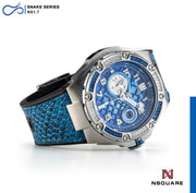 NSQUARE Snake Automatic Special Edition 46mm N51.7 Sapphire Blue - Watches.com - N51.7